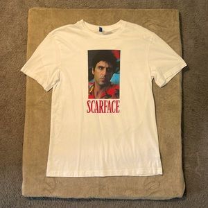 White Scarface Tee
